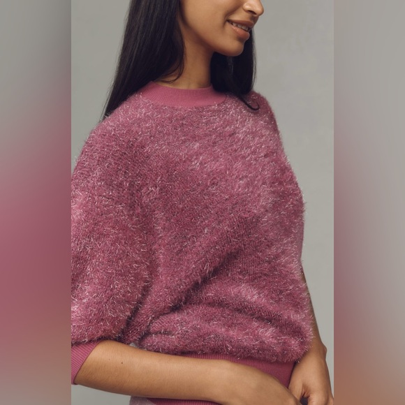 Anthropologie Violetta Tinsel Sweater By Maeve - Picture 5 of 9